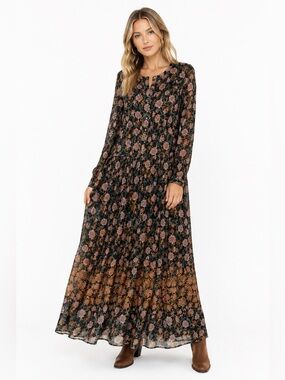 💙 Free People Floral Boho Maxi Dress💙